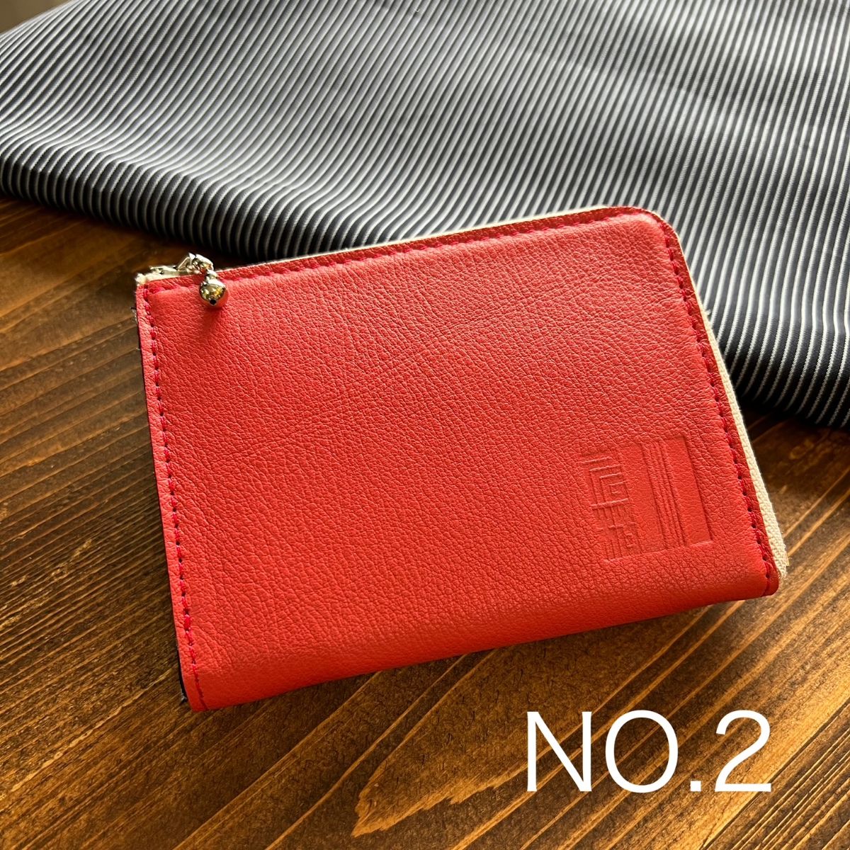 kawamura 蕨双子織L字ジップ財布