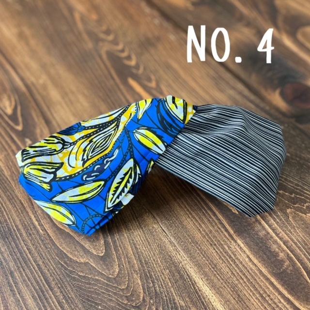 kawamura蕨双子織×アフリカンプリント ヘアバンド