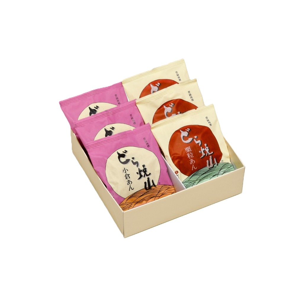 どら焼山詰合せ　6コ入