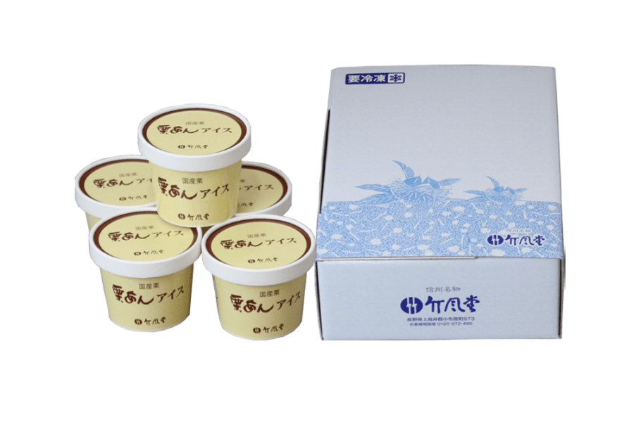 栗あんアイス　5コ入