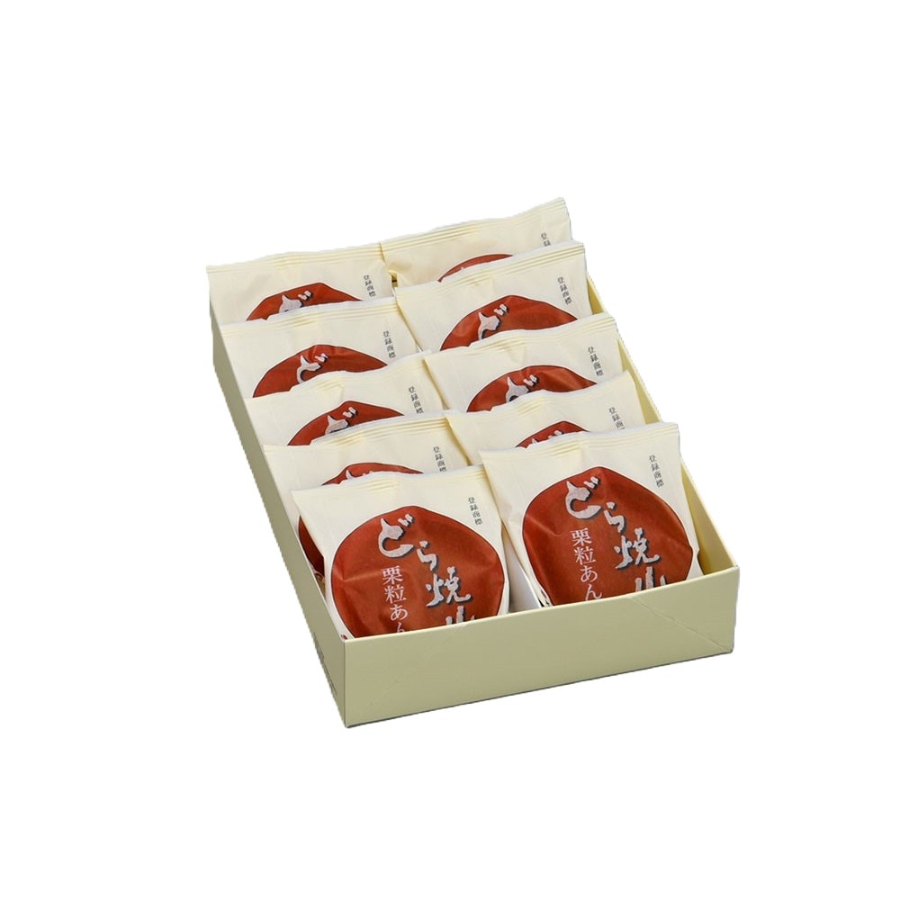 どら焼山 栗粒あん 10コ入 | どら焼山 | 竹風堂オンラインショップ
