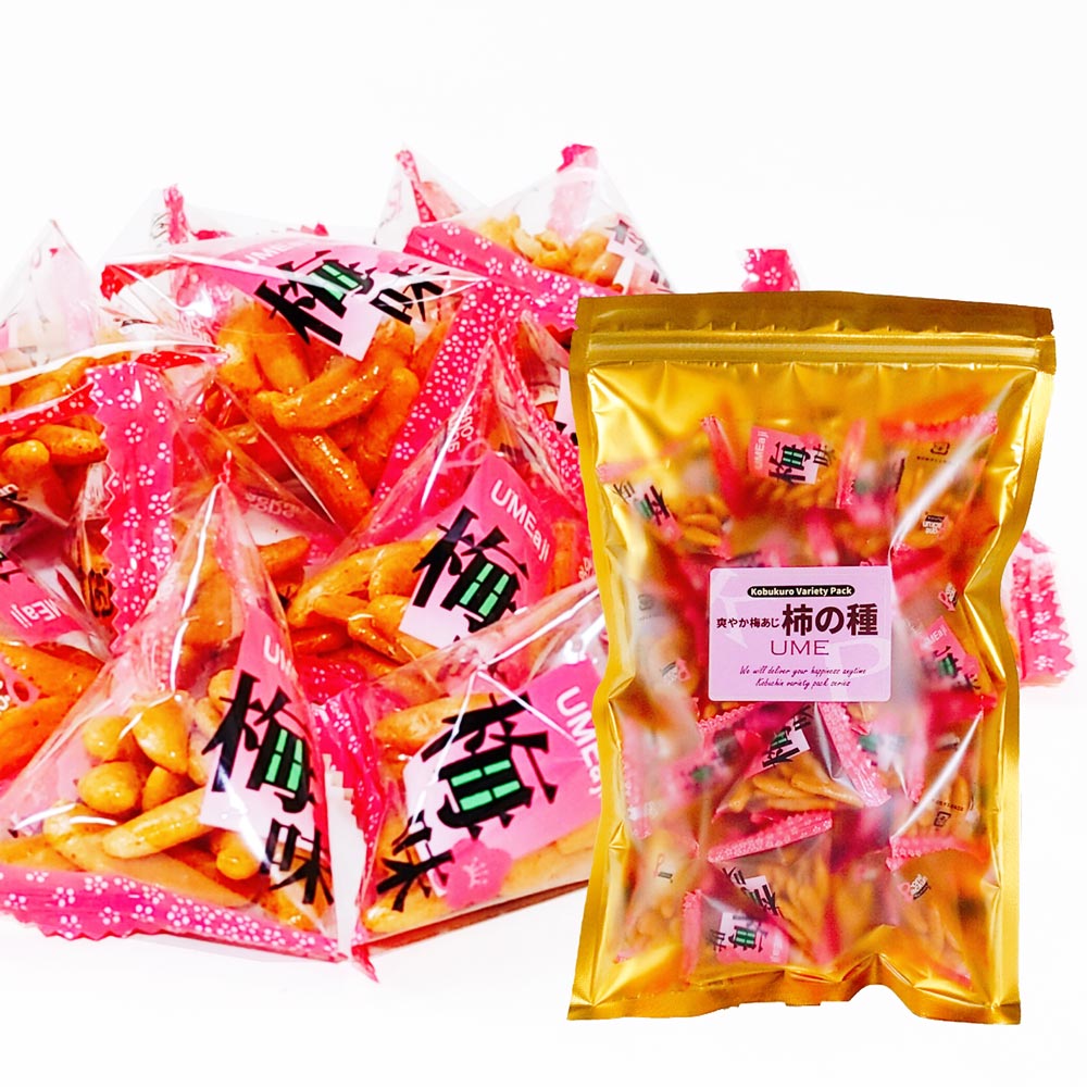 爽やか梅味 ピロ 柿の種  小分けタイプ