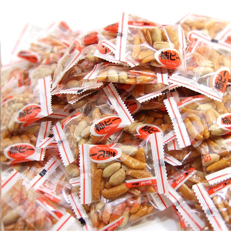 柿ピー 小袋 1kg  業務用サイズ小分けタイプ の国内米使用 柿ピーナッツ 大袋