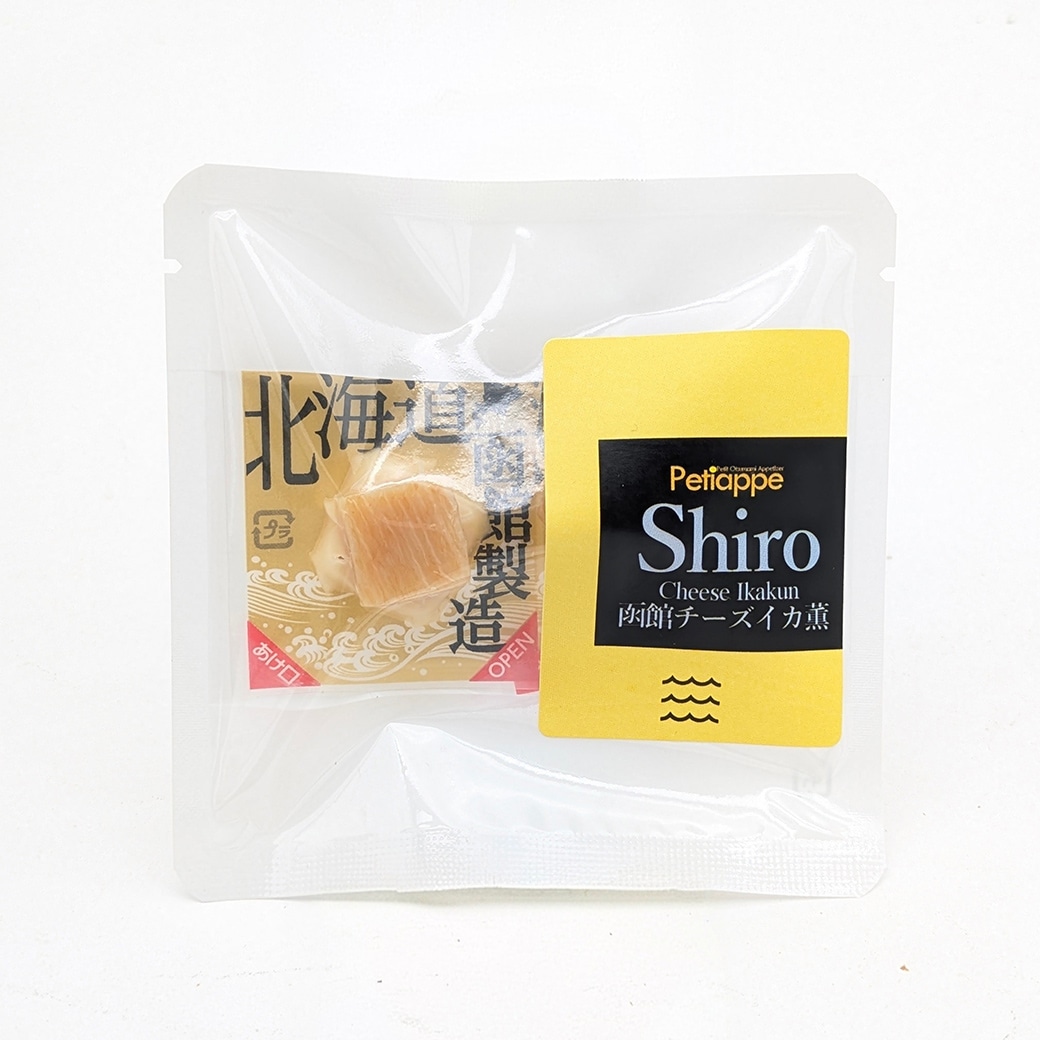 チーズと厚切りいか燻製 petiappe Shiro 10袋入り