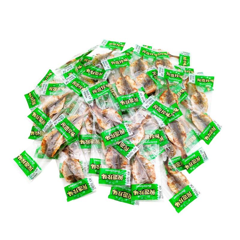 小分けの珍味 焼き小あじ ピロ 約60～80袋の 業務用 500g入り  の おつまみ