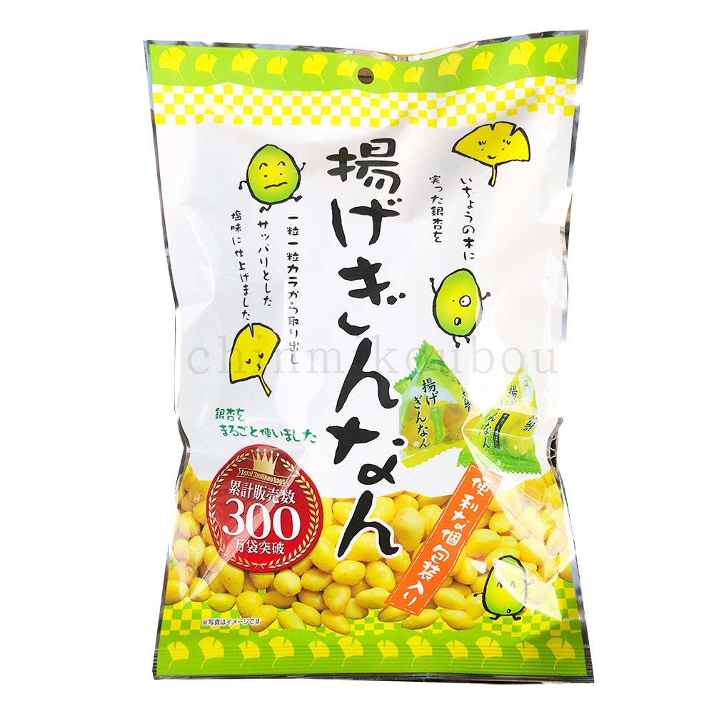 揚げぎんなん 34g タクマ食品 大人気商品 キリリと塩味の効いた カリッと食感の 銀杏 揚げ