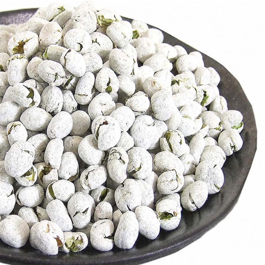 サクサクの塩豆 昔ながらの 豆菓子 サクサク食感の340g キリっと効いた 塩味 が ビール や ハイボール にベストマッチ の 塩豆