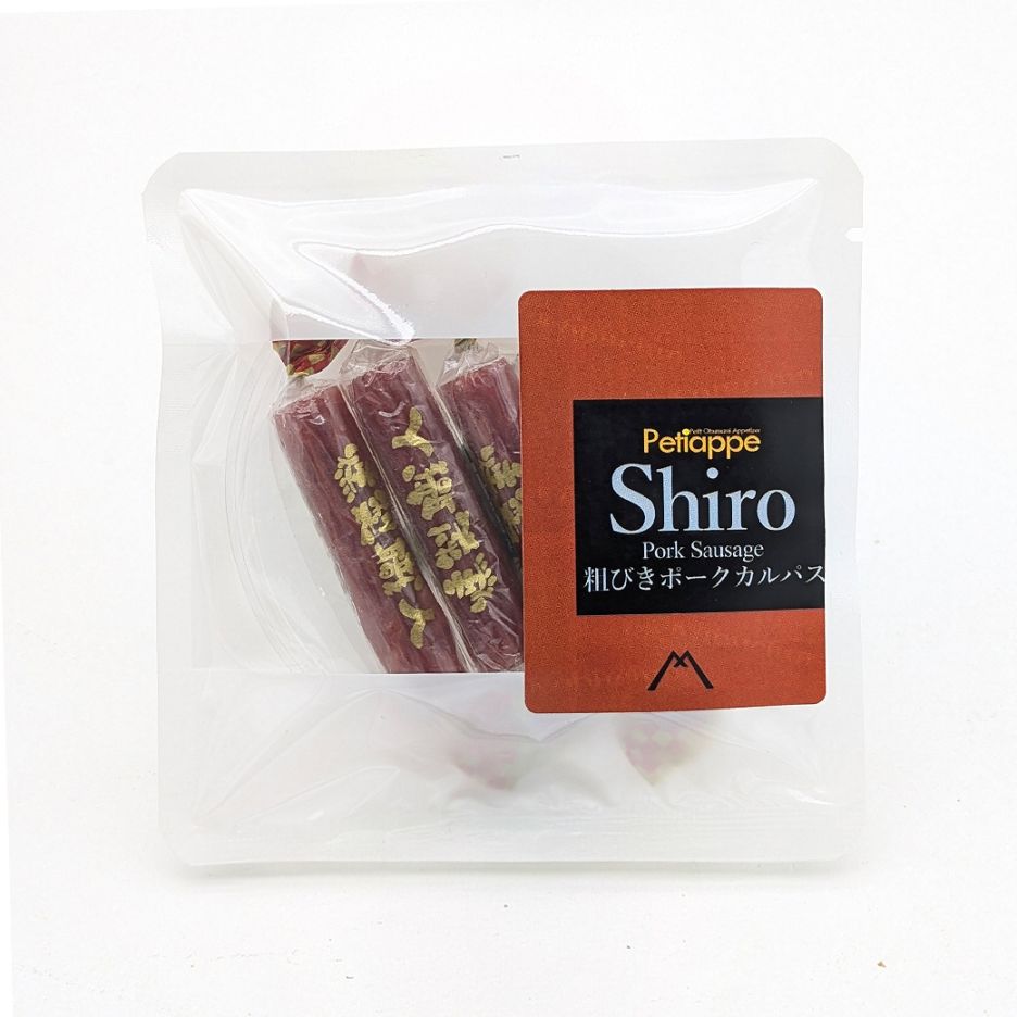 粗びきポークカルパス petiappe Shiro 10袋入り