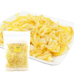 国産 ゆずピール ドライフルーツ 1kg 瀬戸内産柚子使用 業務用 チャック付き 爽やかな甘み たっぷりサイズ 乾燥ゆず ドライ柚子