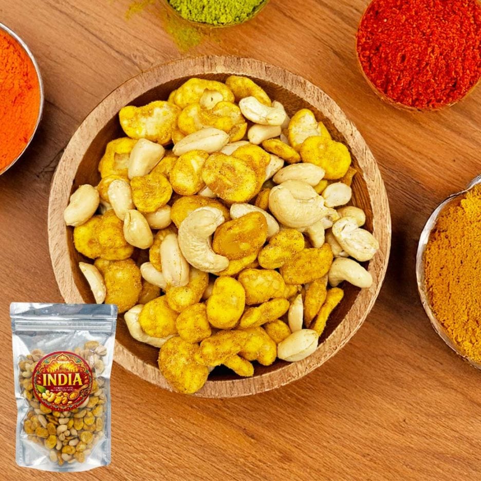 INDIA(インディア) スタンディングパック 180g  カレーそら豆とインド産カシューナッツピー