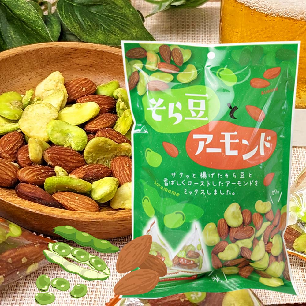 そら豆とアーモンド 50g