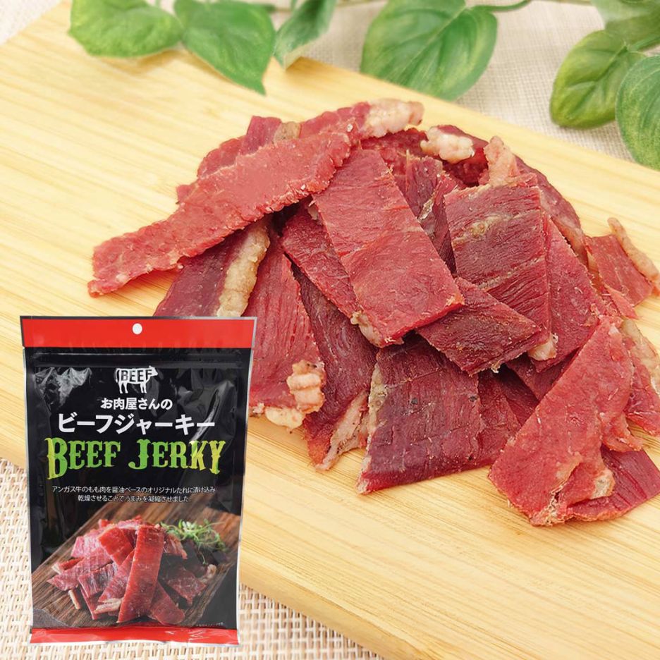 【メール便送料無料】お肉屋さんのビーフジャーキー 大容量になりました 100g入り 1パック