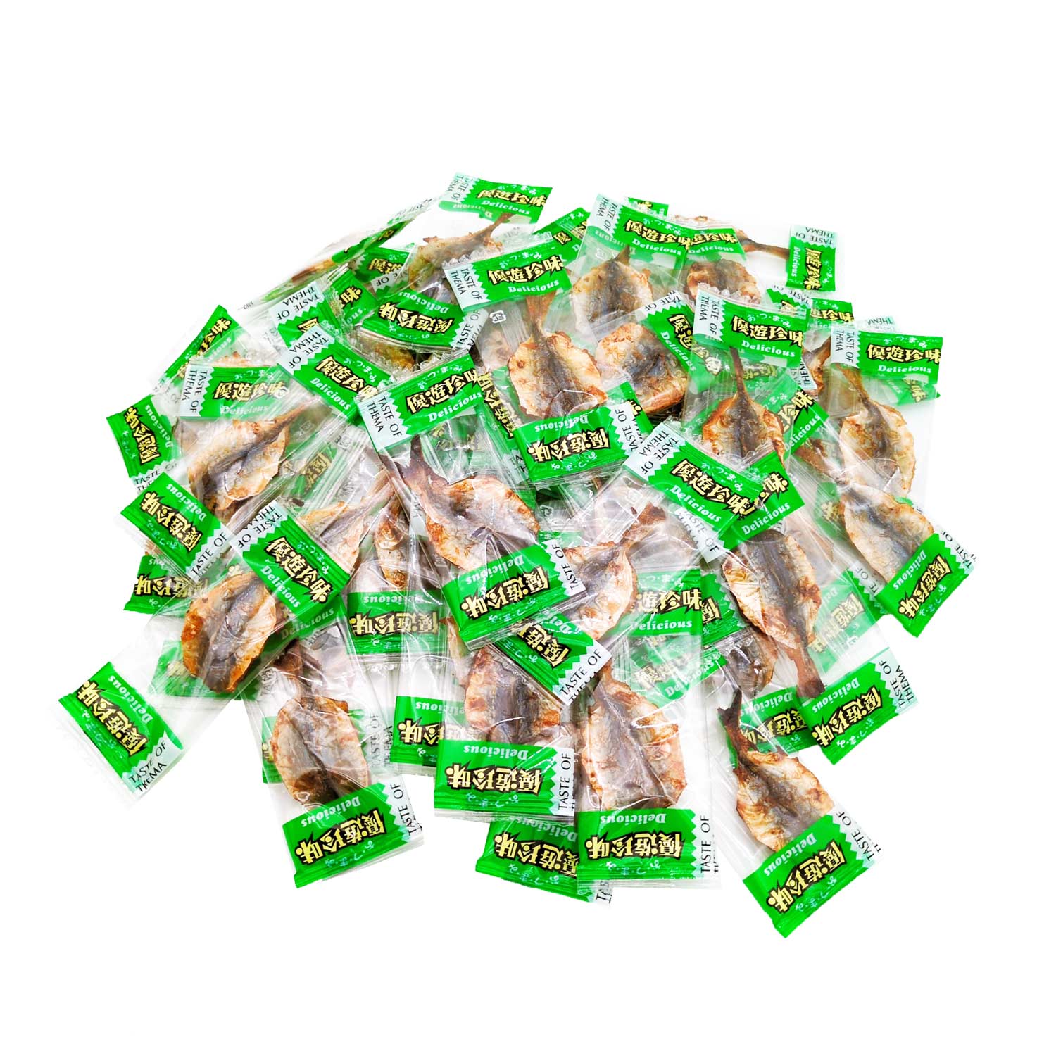 小分けの珍味 焼き小あじ ピロ 約60～80袋の 業務用 500g入り  の おつまみ