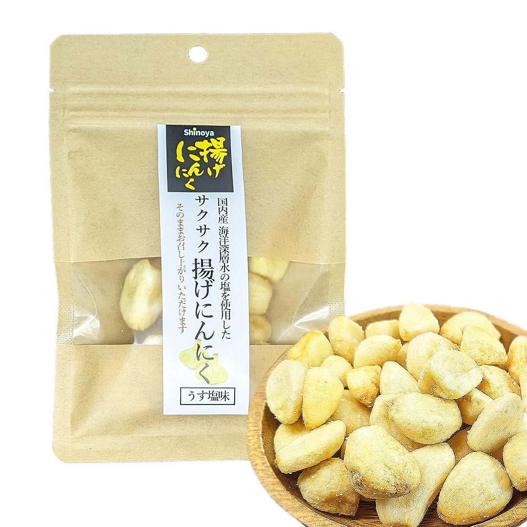 うす塩 おつまみ揚げ にんにく クラフトバック