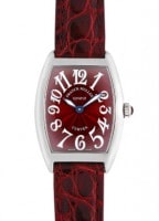 フランクミュラー - レディース トノーカーベックス | FRANCK MULLER |1752QZ | SS ボルドー文字盤 クォーツ レザー