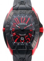 フランクミュラー 8900SCDT GPG コンキスタドール グランプリ TI&ERG 黒文字盤 自動巻き ラバー