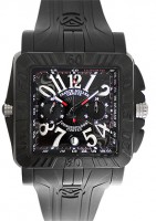 フランクミュラー 10900 CC DT GPG コンキスタドール コルテス グランプリ クロノグラフ TI 白インデックス 黒文字盤 自動巻き ラバー