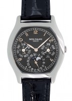 パテックフィリップ - パーペチュアルカレンダー ムーンフェイズ | PATEK PHILIPPE | 5040G-016 | WG 黒文字盤 自動巻き レザー | 中古 |