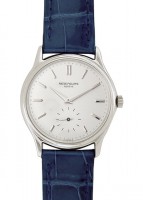 パテック フィリップ - カラトラバ | PATEK PHILIPPE | 3923A | SS シルバー文字盤 手巻き レザー | 150周年記念 | 日本限定モデル | 中古