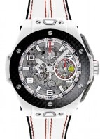 ウブロ - ビッグバン フェラーリ カーボンベゼル | HUBLOT | 401.HQ.0121.VR | CE スケルトン文字盤 自動巻き ラバーアリゲーター | 世界500本限定