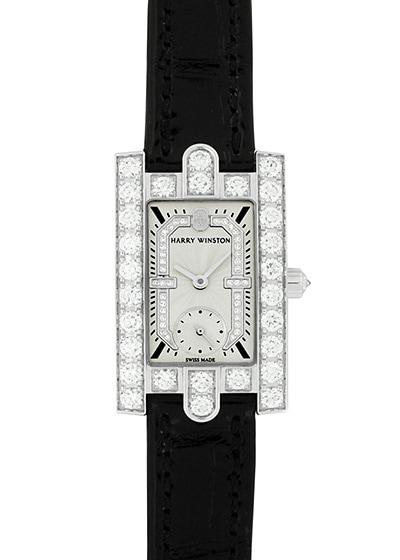 HARRY WINSTON ハリーウィンストン 310LQW アヴェニュー クラシック AVEQHM21W 腕時計 K18WG 革 ダイヤモンド レディース [中古] HARRY WINSTON ハリーウィンストン 310LQW アヴェニュー クラシック