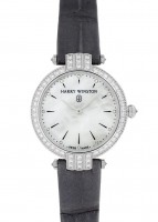 ハリーウィンストン - レディース プルミエール ベゼルダイヤモンド | HARRY WINSTON | PRNQHM31WW001 | WG シェル文字盤 クォーツ レザー |