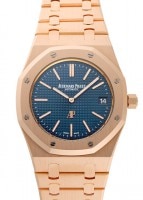 オーデマピゲ - ロイヤルオーク エクストラシン | AUDEMARS PIGUET | 15202OR.OO.1240OR.01 | PG ブルー文字盤 自動巻き ブレスレット | 中古 |