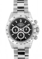 【中古】ロレックス 16520 コスモグラフ デイトナ A番 SS 黒文字盤 自動巻き ブレスレット