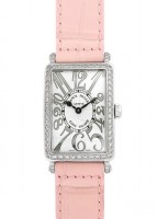 フランクミュラー - レディース ロングアイランド レリーフ | FRANCK MULLER | 902QZD REL 1R | ケース一重ダイヤ SS シルバー文字盤 クォーツ レザー |