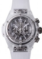 ウブロ - ビッグバン ウニコ サファイア | HUBLOT | 411.JX.4802.RT | スケルトン文字盤 自動巻き ラバー | 世界限定500本 |