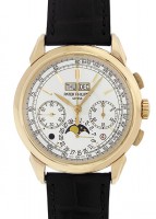 パテックフィリップ - グランドコンプリケーション パーペチュアルカレンダー クロノグラフ | PATEK PHILIPPE | 5270R-001 | RG シルバー文字盤 手巻き レザー | 未使用品  |