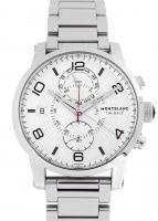 モンブラン - タイムウォーカー ツインフライ クロノグラフ | MONTBLANC | 109133 | SS 白文字盤 自動巻き ブレスレット | 未使用品 |