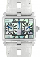 ロジェデュブイ - トゥーマッチ デュアルタイム | ROGER DUBUIS | T31 9847 0 N126A.7ADT | WG 白シェル文字盤 手巻き レザー | 中古 |