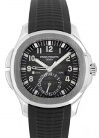 パテックフィリップ - アクアノート トラベルタイム | PATEK PHILIPPE | 5164A-001 | SS 黒文字盤 自動巻き ラバー | 中古 |