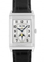 ジャガールクルト - グランドレベルソ カレンダー | JAEGER LECOULTRE | Q3758420 | SS シルバー文字盤 手巻き レザー | 中古 |