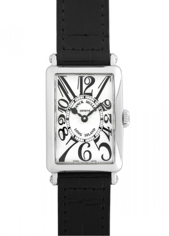 【FRANCK MULLER】フランクミュラー ロングアイランド 902QZ ステンレススチール×クロコダイル シルバー クオーツ アナログ表示 レディース ピンク文字盤 腕時計 新品)FRANCK MULLER フランク・ミュラー ロングアイランド 902QZ