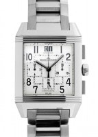 ジャガールクルト - レベルソ スクアドラ クロノグラフGMT | JAEGER LE COULTRE | Q7018120(230.8.45) | SS シルバー文字盤 自動巻き ブレスレット | 未使用品  |