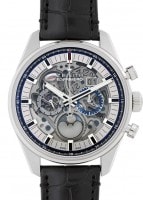 ゼニス - クロノマスター エルプリメロ グランデイト フルオープン | ZENITH | 03.2530.4047/78.C813 | SS スケルトン文字盤 自動巻き レザー | 未使用品  |