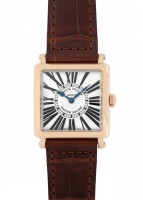 フランクミュラー - レディース マスタースクエア | FRANCK MULLER | 6002SQZ | PG シルバー文字盤 クォーツ レザー | 中古 |