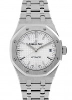 オーデマピゲ - ロイヤルオーク | AUDEMARS PIGUET | 15450ST.OO.1256ST.01 | SS シルバー文字盤 自動巻き ブレスレット | 中古 |