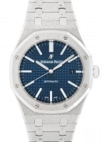 オーデマピゲ - ロイヤルオーク フロステッドゴールド | AUDEMARS PIGUET | 15410BC.GG.1224BC.01| WG ブルー文字盤 自動巻き ブレスレット | 世界限定200本 | 中古 |