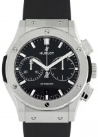 ウブロ - クラシックフュージョン クロノグラフ | HUBLOT | 521.NX.1171.RX | チタニウム TI 黒文字盤 自動巻き ラバー