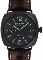 オフィチーネ パネライ - ラジオミール 8デイズ セラミカ | OFFICINE PANERAI | PAM00384 | CE 黒文字盤 手巻き レザー | 中古 |
