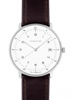 ユンハンス - マックスビル クォーツ | JUNGHANS | 041 4461 00 | SS 白文字盤 クォーツ レザー |