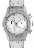 ウブロ - クラシックフュージョン クロノグラフ ベルルッティスクリット フラットビアンコ | HUBLOT | 521.NE.050W.VR.JBER18 | TI 白文字盤 自動巻き レザー | 日本100本限定 | 未使用品  |