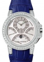 ハリーウィンストン - オーシャン トリレトロ クロノグラフ ダイヤモンドケース | HARRY WINSTON | OCEACT44WW002 | WG シェル/ダイヤ文字盤 自動巻き レザー | 中古 |