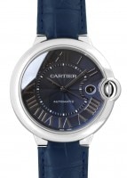 カルティエ - バロンブルー ドゥ カルティエ | CARTIER | WSBB0027 | SS ブルー文字盤 自動巻き レザー |