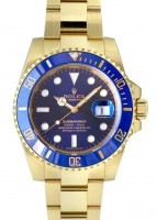 ロレックス - オイスター パーペチュアル サブマリーナー デイト | ROLEX | 116618LB | YG ブルー文字盤 自動巻き ブレスレット |