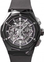 ウブロ - アエロ・フュージョン クロノグラフ オーリンスキー ブラックマジック | HUBLOT | 525.CS.0170.RX.ORL19 | CE スケルトン文字盤 自動巻き ラバー | 世界200本限定 |