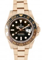 ロレックス - オイスター パーペチュアル GMTマスターII | ROLEX | 126715CHNR | RG 黒文字盤 自動巻き ブレスレット | 中古 |